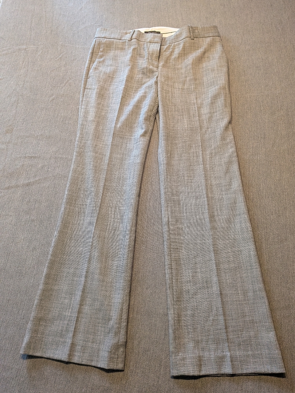 ANN TAYLOR Gray HIGH WAIST DRESS PANTS 6P 6 PETITE